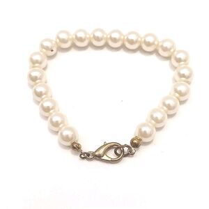 Vintage Faux Pearl Bracelet NICE #J004